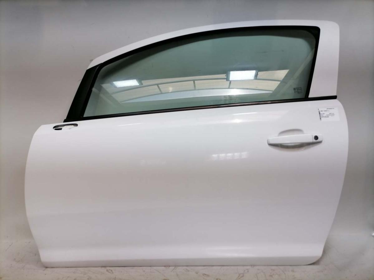 Opel Corsa D original Tür vorn links Z474 Casablancaweiß 3 Türer Rohbau BJ09